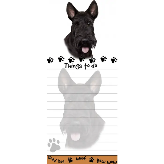 Scottie Diecut Notepad
