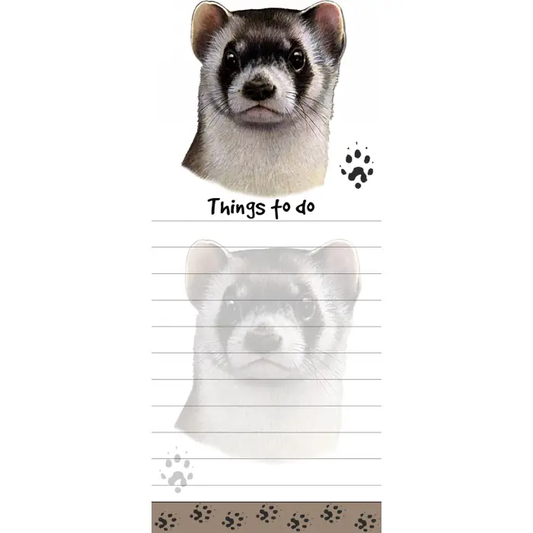 Ferret Diecut Notepad