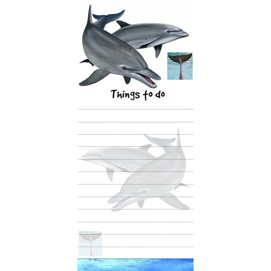 Dolphin Diecut Notepad