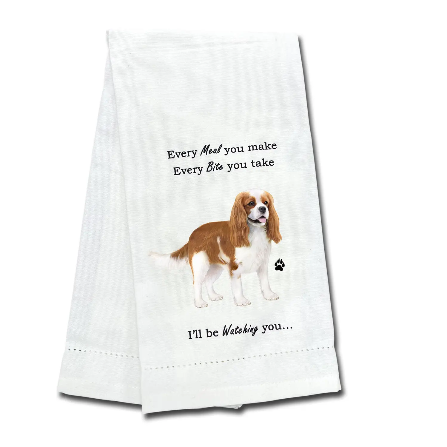 KING CHARLES CAVALIER EVERY BITE TOWEL