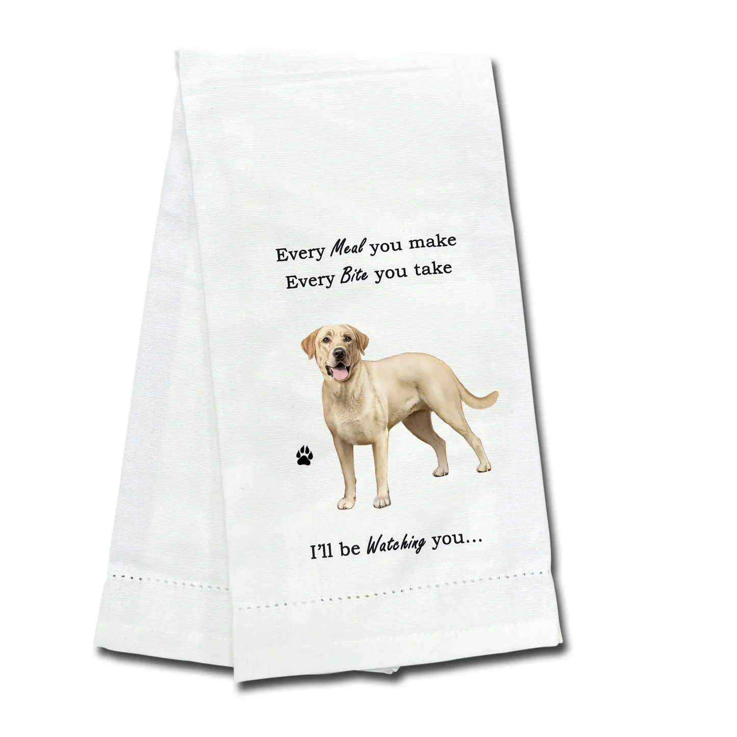 Yellow Lab Every Bite Towel
