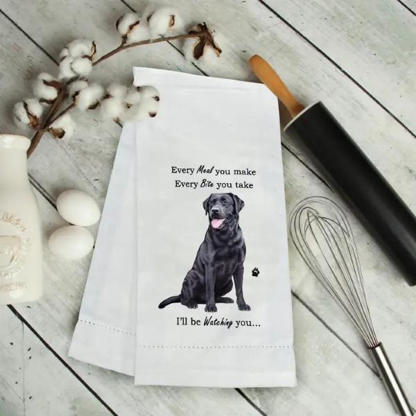 Black Lab Every Bite Towel