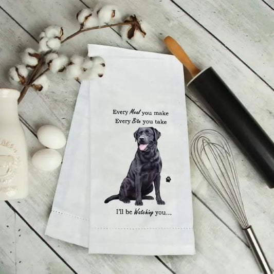 Black Lab Every Bite Towel