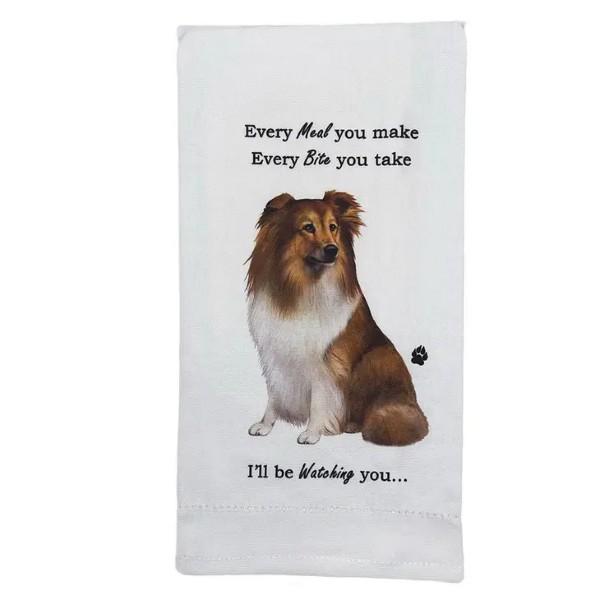 SHELTIE EVERY BITE TOWEL