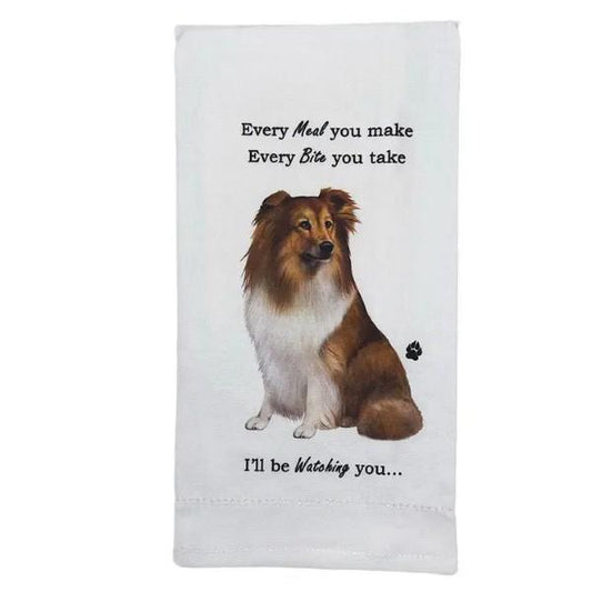 SHELTIE EVERY BITE TOWEL