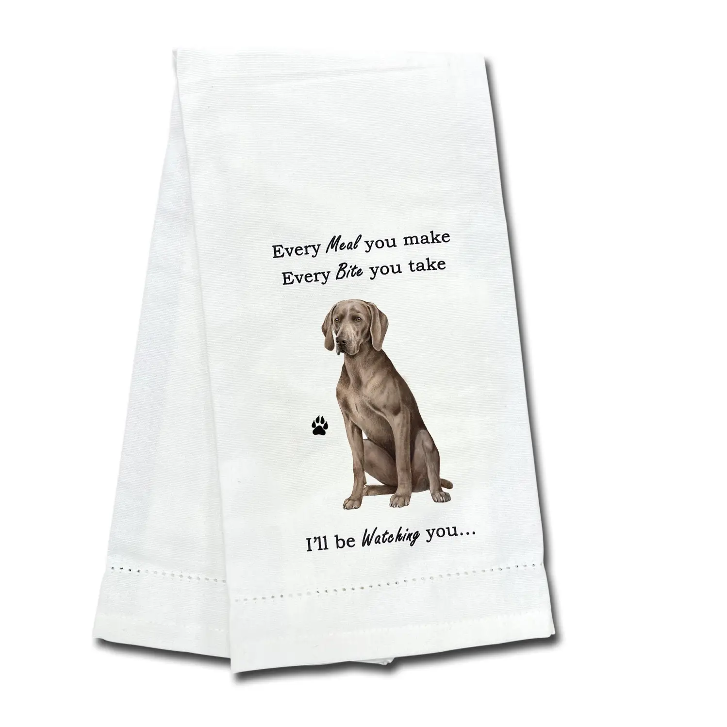 WEIMARANER EVERY BITE TOWEL