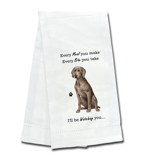 WEIMARANER EVERY BITE TOWEL