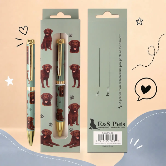 Chocolate Lab Pen