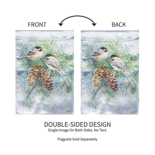 Winter Frost Garden Flag