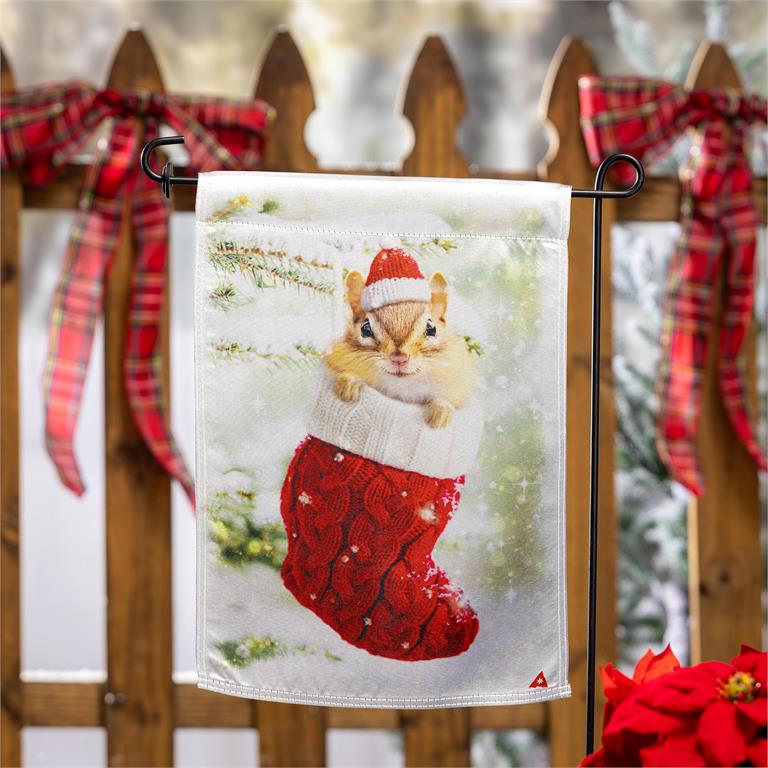 Chipmunk Garden Flag