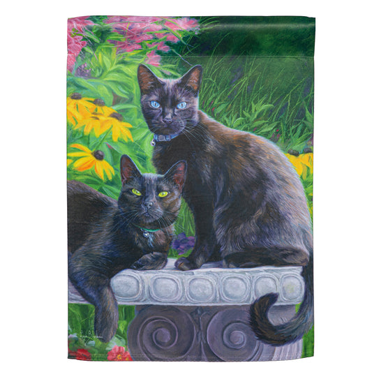 BLACK BEAUTIES Garden Flag