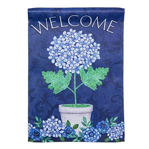 Pottted Floral GARDEN FLAG