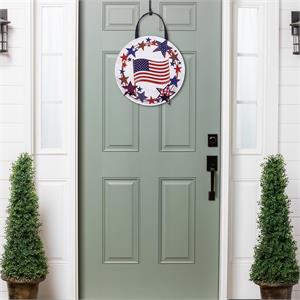 AMERICANA STAR WREATH DOOR DECOR