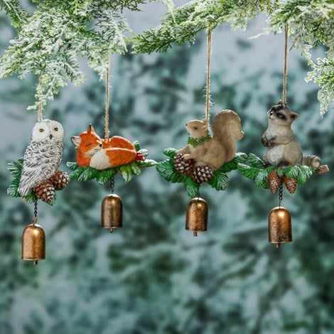 WOODLAND CREATURE GARDEN BELL