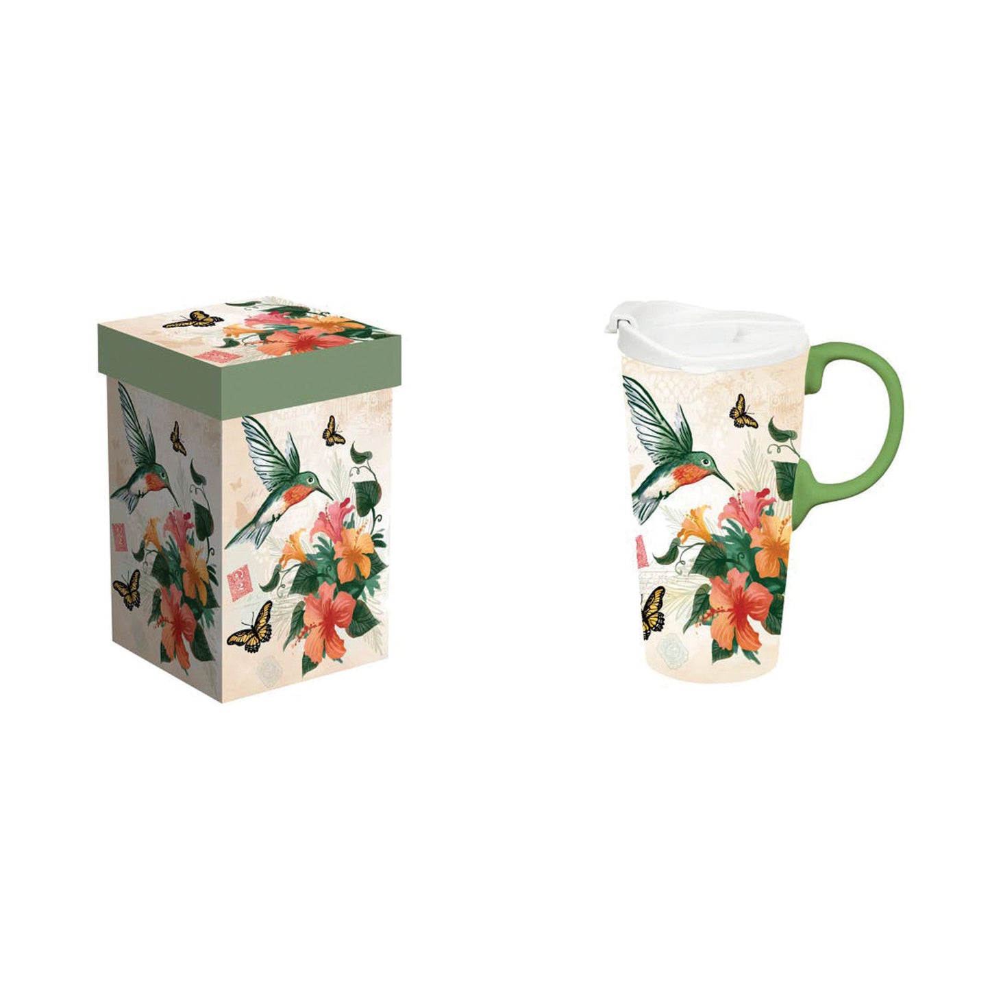Hummingbird Nectar Travel Coffee Mug