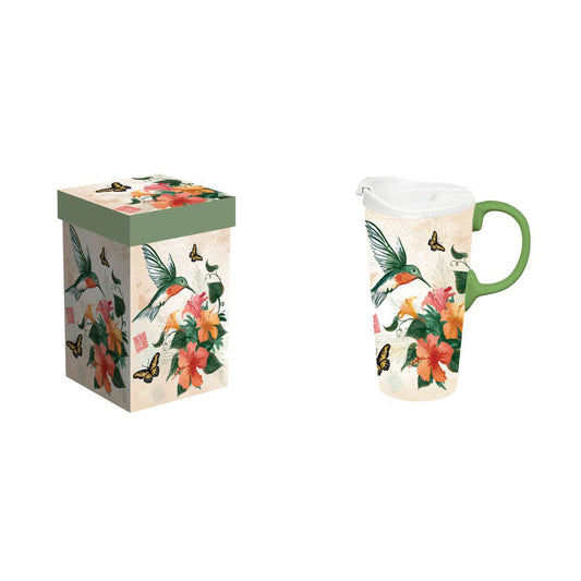 Hummingbird Nectar Travel Coffee Mug