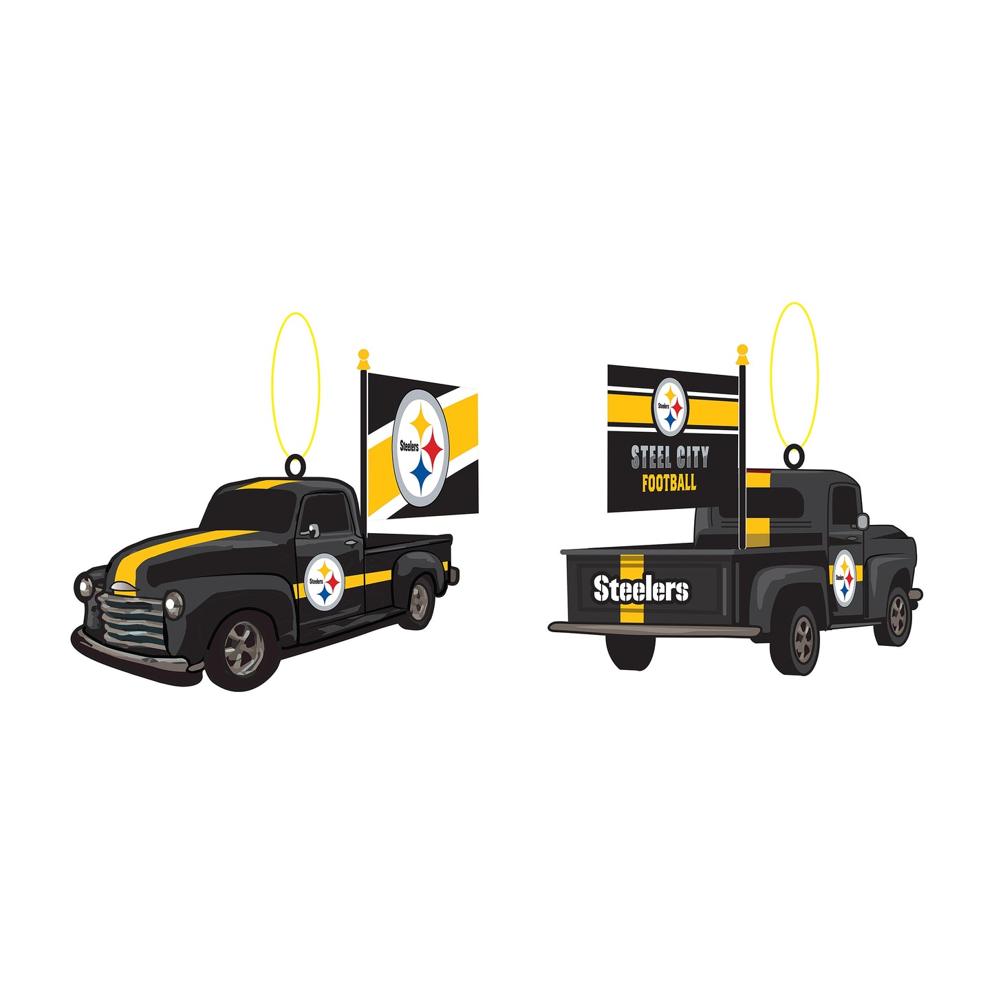 Steelers Rally Truck Ornament