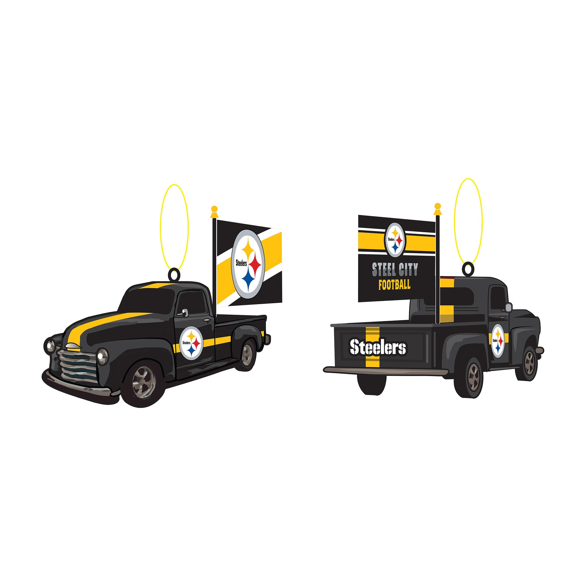 Steelers Rally Truck Ornament