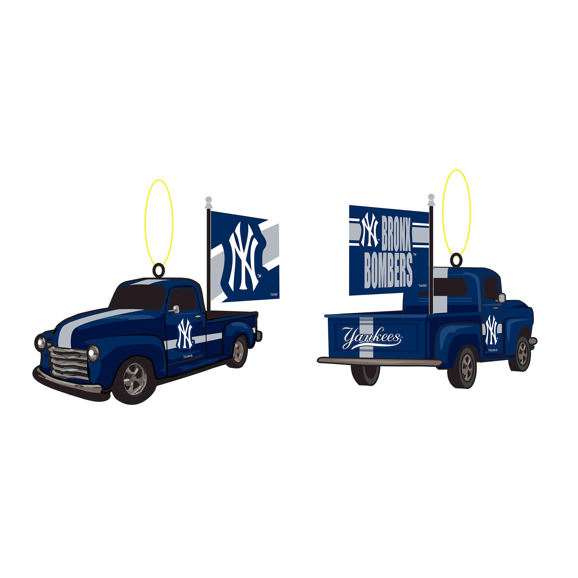 NY Yankees Rally Truck Ornament