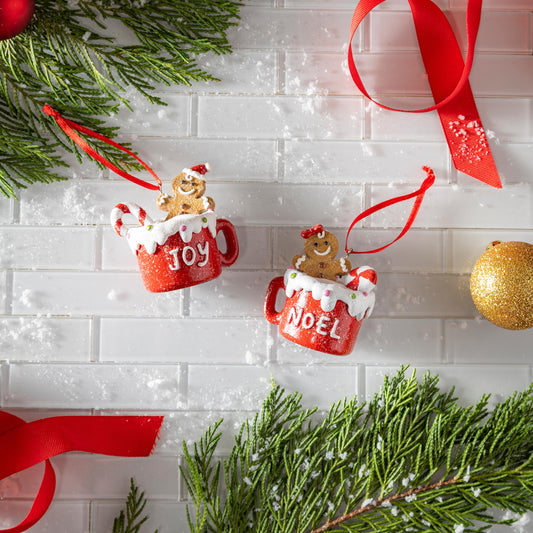 Gingerbread in Mug Ornament