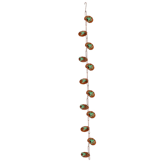 96" Lily Pad Rain Chain
