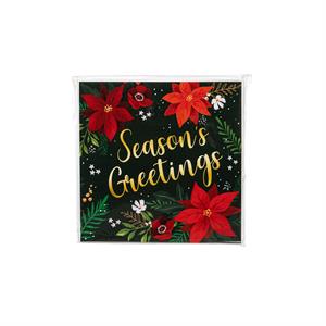 POINSETTIA COCKTAIL NAPKINS