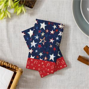 PATRIOTIC STARS GUEST TOWELS
