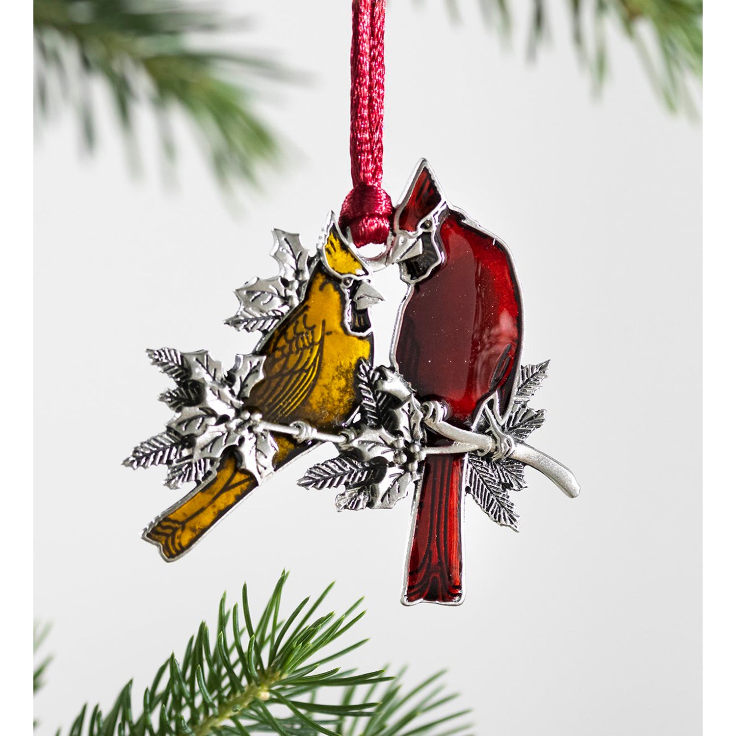 Candinals Pewter Ornament