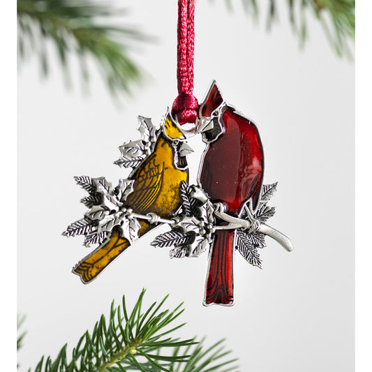 Candinals Pewter Ornament