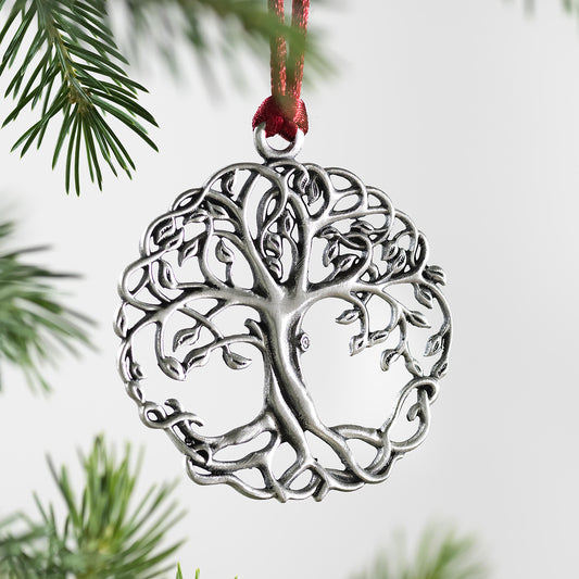 Tree Pewter Ornament
