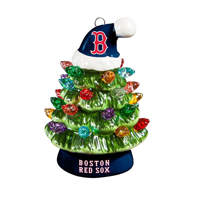 Red Socks Light Up Tree 4"