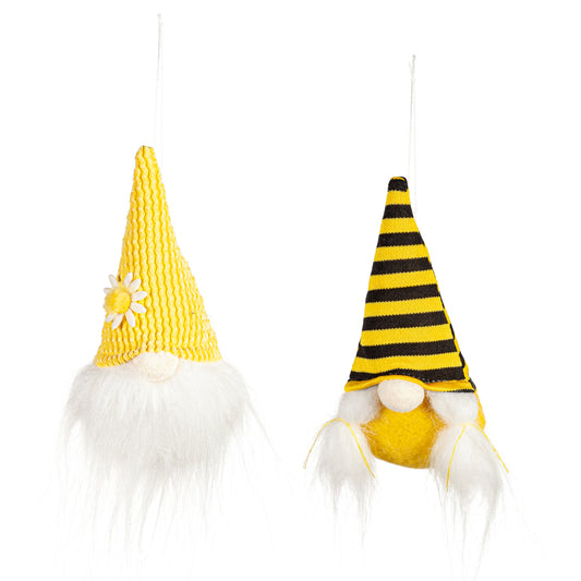 Fabric Bee Gnome Hanging Decor