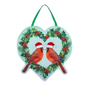 Cardinals Winter Door Decor