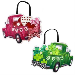 Truck Reversible Door Decor