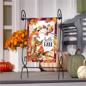 Fall Fox Garden Flag