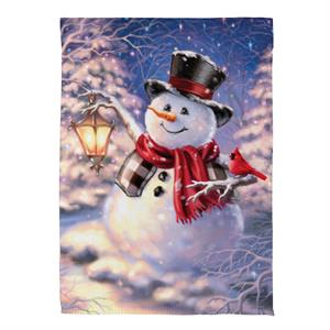 Snowman Magic House Flag