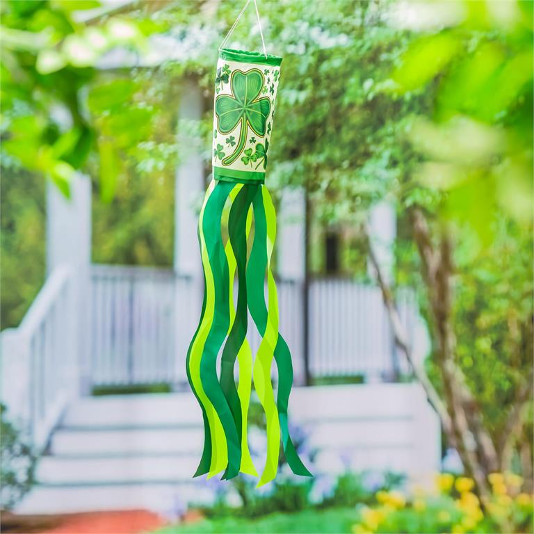 SHAMROCK ST. PATRICK'S DAY WINDSOCK