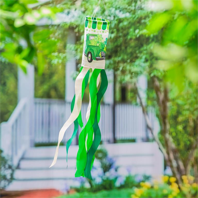 ST PATRICK'S DAY TRUCK WINDSOCK