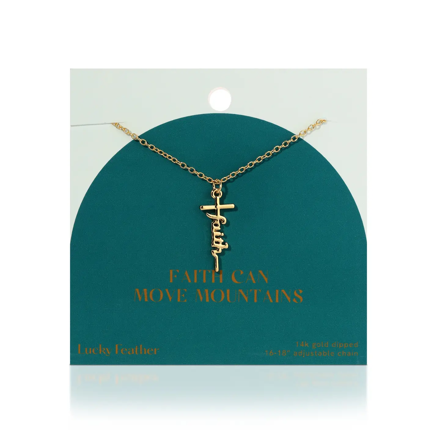 FAITH CAN MOVE MOUNTAINS NECKLACE