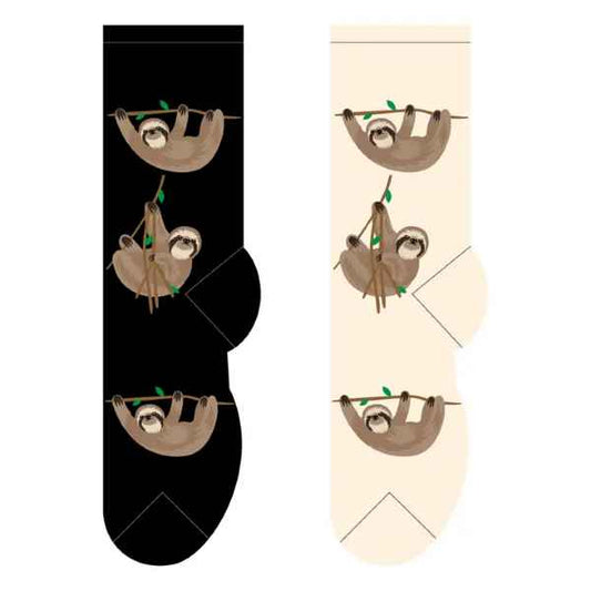 IVORY SLOTH SOCKS
