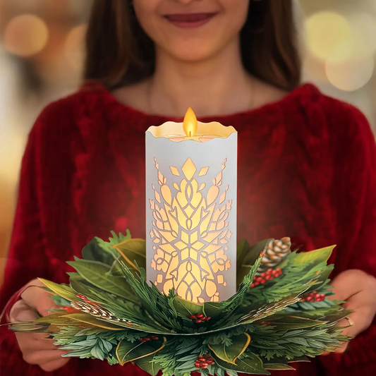 Holiday Candle Pop Up Card