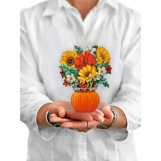 Pumpkin Harvest Pop Up Card