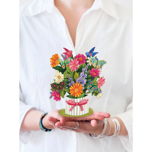 Mini Enchanted Garden Pop Up Card
