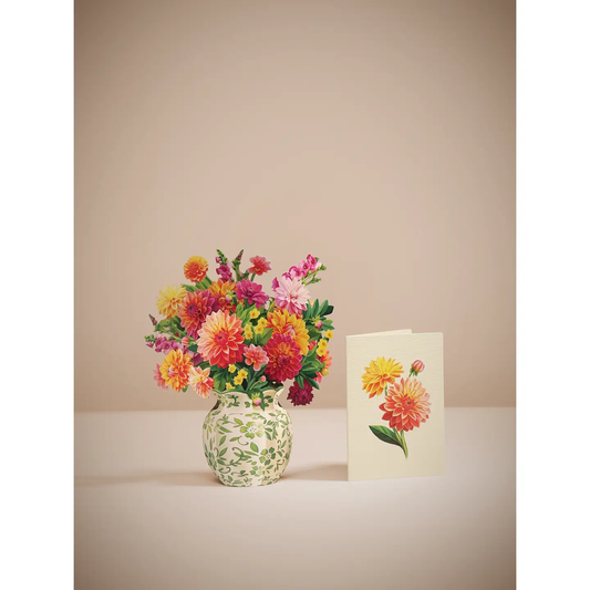 Mini Dahlia Pop Up Card
