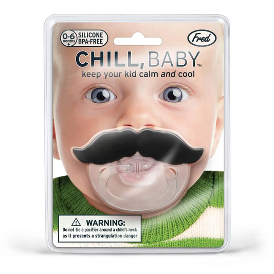 Chill Baby Pacifier Mustache