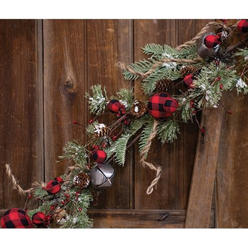4' Buffalo Check Garland