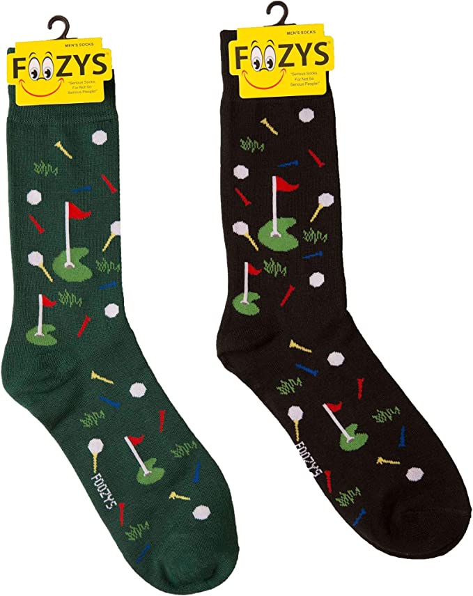 GREEN PUTTING GREEN MENS SOCKS