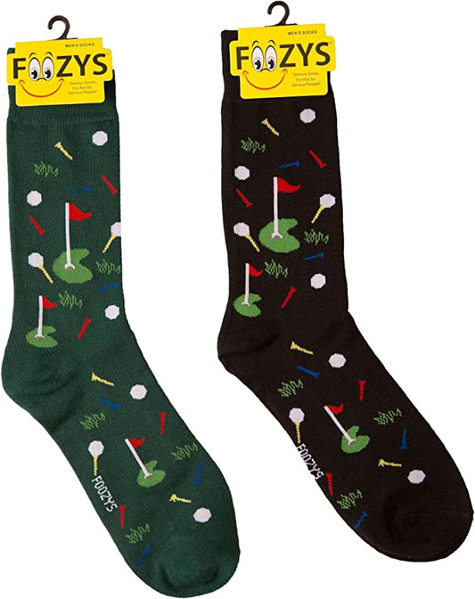 GREEN PUTTING GREEN MENS SOCKS