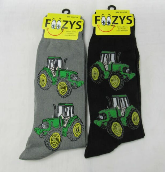GREEN TRACTORS MENS SOCKS