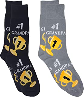 GREEN #1 GRANDPA MENS SOCKS